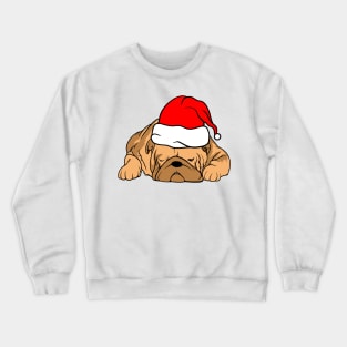 Bulldog Santa Crewneck Sweatshirt